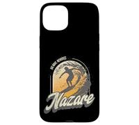 Carcasa para iPhone 15 Plus Nazare Surfing Waves in Portugal Big Surf Men Surfer