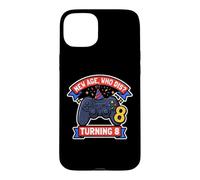 Carcasa para iPhone 15 Plus New Boys Age Who Cumple 8 años, Divertido Jugador de 8 años