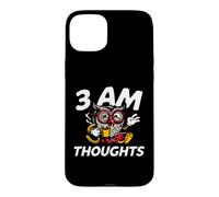 Carcasa para iPhone 15 Plus Night Owl Overthinker 3 Am Thoughts Coffee