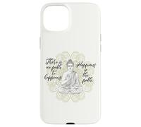Carcasa para iPhone 15 Plus NO Hay Camino hacia LA Felicidad Buddha Buda Meditando Mandala
