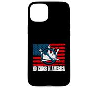 Carcasa para iPhone 15 Plus No Kings In America - Corona de Bandera de Estados Unidos
