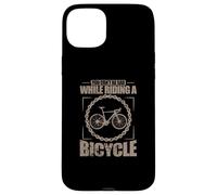Carcasa para iPhone 15 Plus No Puedes Estar Triste Mientras montas en Bicicleta