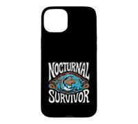 Carcasa para iPhone 15 Plus Nocturnal Survivor Night Shift Nurse Medical Coffee
