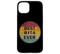 Carcasa para iPhone 15 Plus Nombre Personalizado Rita I Love Rita Retro Vintage Style