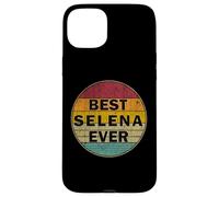 Carcasa para iPhone 15 Plus Nombre Personalizado Selena I Love Selena Retro Vintage Style