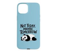 Carcasa para iPhone 15 Plus Not Today, Maybe Tomorrow. Sarcastic Graphic Saying