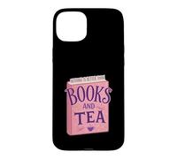 Carcasa para iPhone 15 Plus Nothing Is Better Than Books and Tea Cute Cozy Vibe