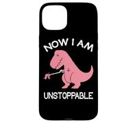 Carcasa para iPhone 15 Plus Now I'm Unstoppable - Funny T-Rex Dinosaur