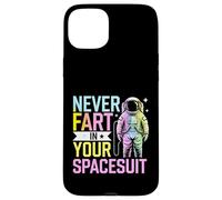 Carcasa para iPhone 15 Plus Nunca te Tires un Pedo en tu Traje Espacial Astronauta Divertido