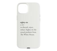 Carcasa para iPhone 15 Plus Ochenta y Seis Diccionario Definición Activista Político Diseño