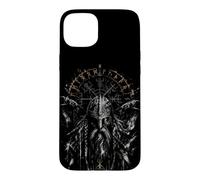 Carcasa para iPhone 15 Plus Odin Cuervos Hugin Odins Wotan Vikingo nórdico Dios Viking