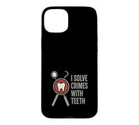 Carcasa para iPhone 15 Plus Odontólogo forense Investigador Dental Laboratorio de Crimen Regalo