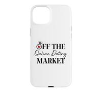 Carcasa para iPhone 15 Plus Off The Online Dating Market Bridal Shower Bride Newlywed