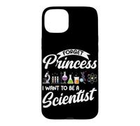 Carcasa para iPhone 15 Plus Olvídate de la Princesa Quiero ser científico Física Chicas
