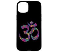 Carcasa para iPhone 15 Plus Om Símbolo Namaste AUM Ohm Hindú Zen Tantra Yoga Día