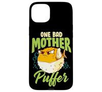 Carcasa para iPhone 15 Plus One Bad Mother Puffer Hilarious & Cute Puffer Fish