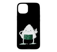 Carcasa para iPhone 15 Plus Onigiri Muestra el Signo de la Paz