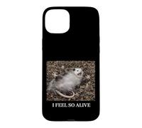 Carcasa para iPhone 15 Plus Opossum I Feel So Alive Playing Dead Humor irónico sarcástico