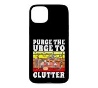 Carcasa para iPhone 15 Plus Organizador Purge The Urge to Clutter