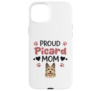 Carcasa para iPhone 15 Plus Orgullosa Madre De Picard, Perro Pastor Picardo
