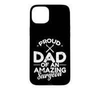 Carcasa para iPhone 15 Plus Orgulloso papá de un increíble Cirujano Padre médico
