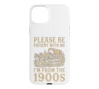 Carcasa para iPhone 15 Plus Paciente Conmigo, Soy del Humor de vagón de la década de 1900