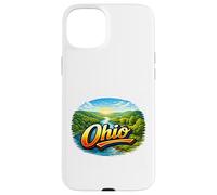 Carcasa para iPhone 15 Plus Paisaje escénico del Valle del río de Ohio