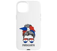 Carcasa para iPhone 15 Plus Paraguayan Paraguaya Girl Paraguayan Heritage Paraguay Flag