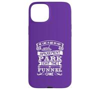 Carcasa para iPhone 15 Plus Parque de Atracciones Funnel Cake Fun Quote Gráfico