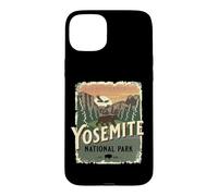 Carcasa para iPhone 15 Plus Parque Nacional Yosemite California USA Vintage Travel Design