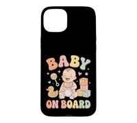 Carcasa para iPhone 15 Plus Pastel Groovy Baby Toy Blocks Sonajero Diseño