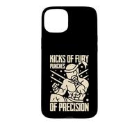 Carcasa para iPhone 15 Plus Patadas de Furia Golpes de Precisión Muay Thai