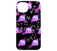 Carcasa para iPhone 15 Plus Patrón de Calavera de Galaxia, Rosas, Pastel, gótico, diseño estético