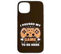 Carcasa para iPhone 15 Plus Pausé mi Juego para Estar aquí Turquía Acción de Gracias Gamer Boys