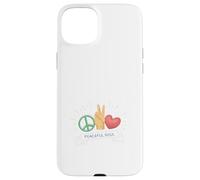 Carcasa para iPhone 15 Plus Peaceful Soul Peace Sign Hand Gesture Love Graphic Nature