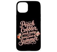 Carcasa para iPhone 15 Plus Peach Cobbler Porch Swing and a Heavy Pour of Summer