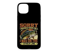Carcasa para iPhone 15 Plus Pesca Estoy en la Otra línea de Pesca