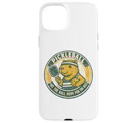 Carcasa para iPhone 15 Plus Pickleball Divertido golpea la Pelota Esperanza para el Mejor Capibara