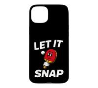 Carcasa para iPhone 15 Plus Ping Pong Table Tennis Let It Snap Retro Paddle
