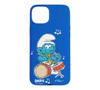 Carcasa para iPhone 15 Plus Pitufos Armonía Musical Genio Dibujos Animados Retro 80s 90s Clásico