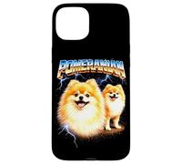 Carcasa para iPhone 15 Plus Pomeranian Metalhead Rock Music Festival de Guitarra Angry