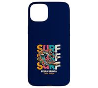 Carcasa para iPhone 15 Plus Portugal Ericeira Pedra Branca Surfing Wave Rider Holiday