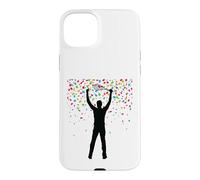 Carcasa para iPhone 15 Plus Pose de la Victoria de la Calabaza triunfante