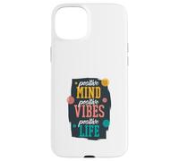 Carcasa para iPhone 15 Plus Positive Mind Positive Vibes Positive Life Retro Cita