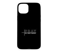 Carcasa para iPhone 15 Plus Pray On It Pray Over It Pray Through It