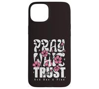 Carcasa para iPhone 15 Plus Pray Wait Confía en Que Dios Tiene un Plan La fe Cristiana