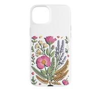 Carcasa para iPhone 15 Plus Pressed Wildflower Meadow Florist Botanical Art