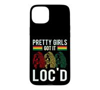 Carcasa para iPhone 15 Plus Pretty Girls Got It Loc'd Hair Afro Lover Melanina Dreadlock