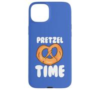 Carcasa para iPhone 15 Plus Pretzel Time Funny Pretzel Lovers Cita Alemán Bávaro