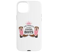 Carcasa para iPhone 15 Plus Princesa Cowgirl Botas Western Country Rodeo Girl